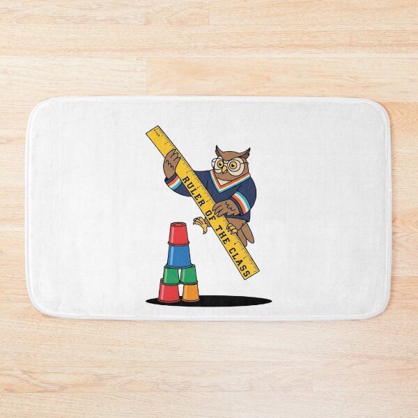 Item preview, Wise Owl Holding Measuring Ruler Cups Ruler Of The Class designed and sold by Rare By Hero.