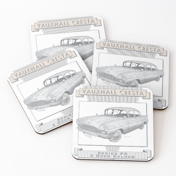 Item preview, Vauxhall Cresta Series PA 4 Door Saloon Hand-drawn designed and sold by Classic Car Art Drawings.