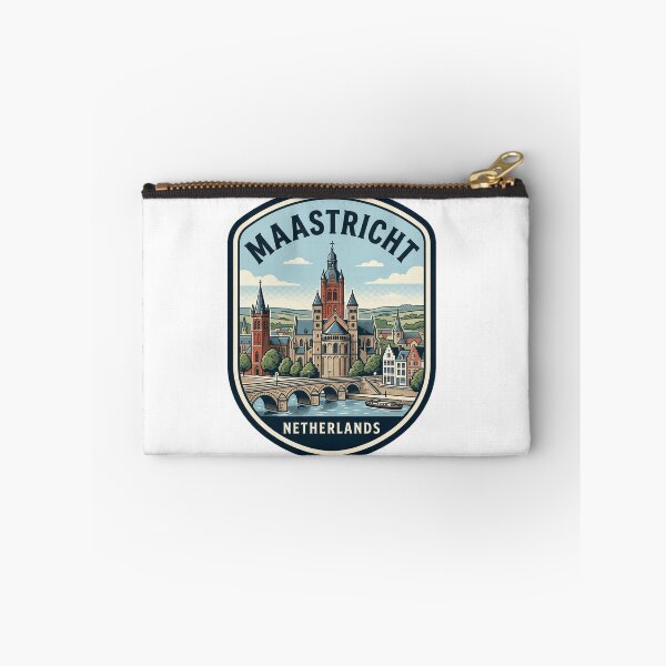 Item preview, Retro Maastricht Netherlands Vintage Travel Badge designed and sold by k3rstman1.