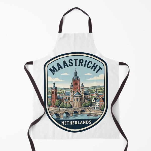 Item preview, Retro Maastricht Netherlands Vintage Travel Badge designed and sold by k3rstman1.