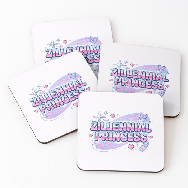 Item preview,  zillennial princess retro vintage pink blue silver designed and sold by sadieillust.