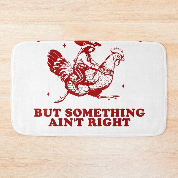 Item preview, Undiagnosed But Something Ain't Right Funny Raccoon Chicken For Men Women designed and sold by BrynleeLam.