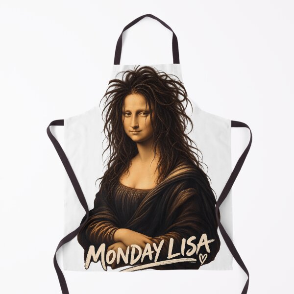 Item preview, Monday Lisa Funny Renaissance Art | designed and sold by LinaDesign Store.