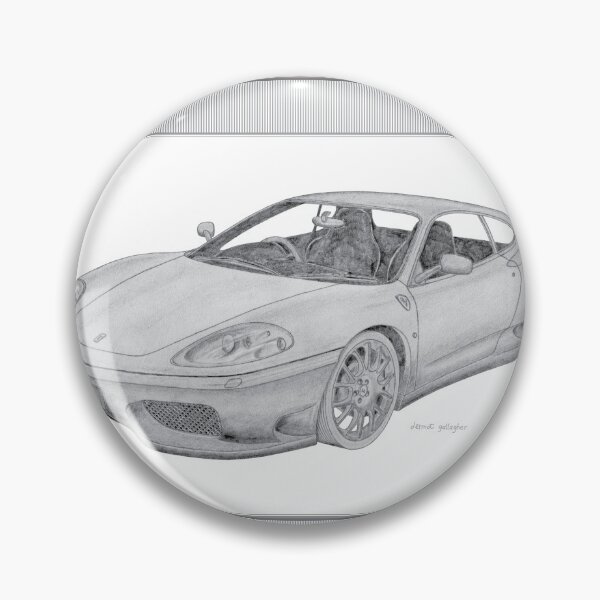 Item preview, Ferrari 360 Modena 2 Door Berlinetta Hand-drawn designed and sold by Classic Car Art Drawings.