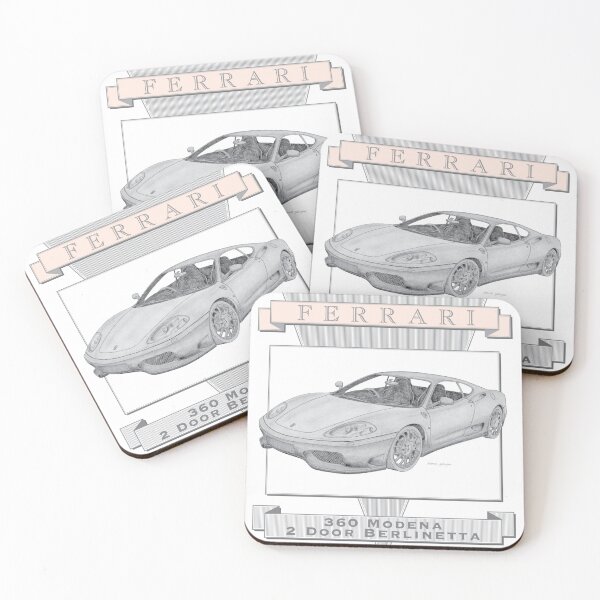 Item preview, Ferrari 360 Modena 2 Door Berlinetta Hand-drawn designed and sold by Classic Car Art Drawings.