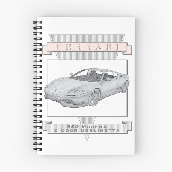 Item preview, Ferrari 360 Modena 2 Door Berlinetta Hand-drawn designed and sold by Classic Car Art Drawings.