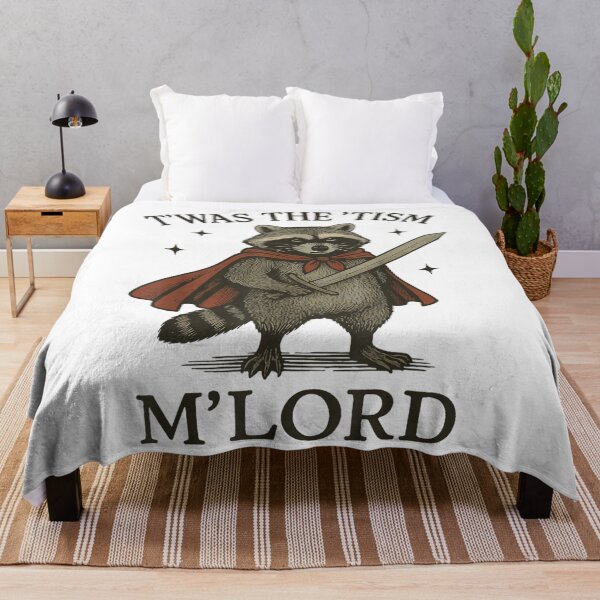 Item preview, T'was The 'Tism M'lord Raccoon For Men Women designed and sold by BrynleeLam.