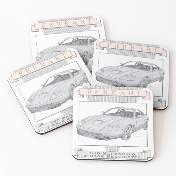 Item preview, Ferrari 550 Maranello 2 Puertas Berlinetta Dibujado a mano designed and sold by Classic Car Art Drawings.