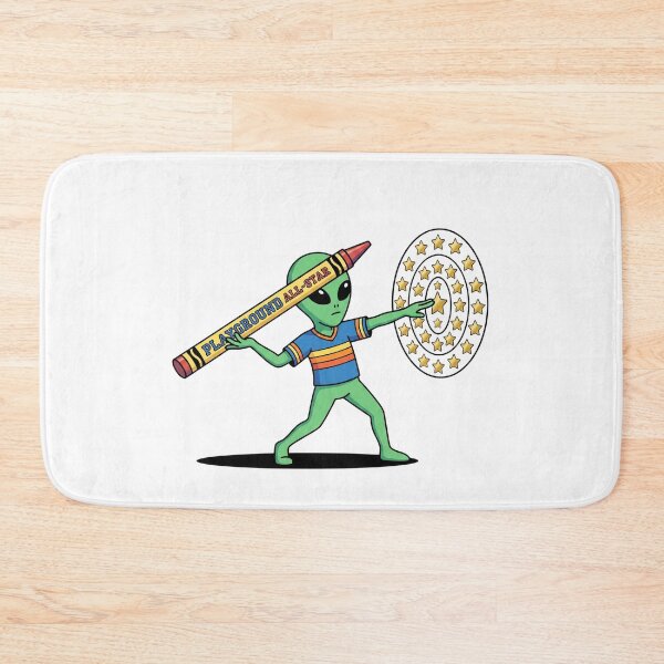 Item preview, Funny Alien Throwing Crayon Javelin Playground All-Star designed and sold by Rare By Hero.