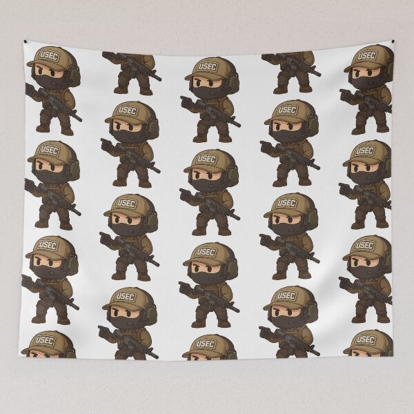 Item preview, Escape From Tarkov Chibi Usec Pmc Cartoon Character designed and sold by Keona-Kellam-.