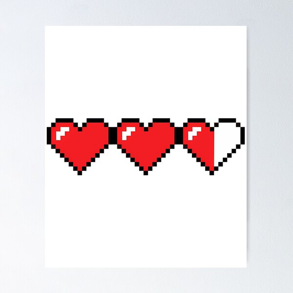 Item preview, Game Hearts Health Sticker  designed and sold by talyna-vendano.