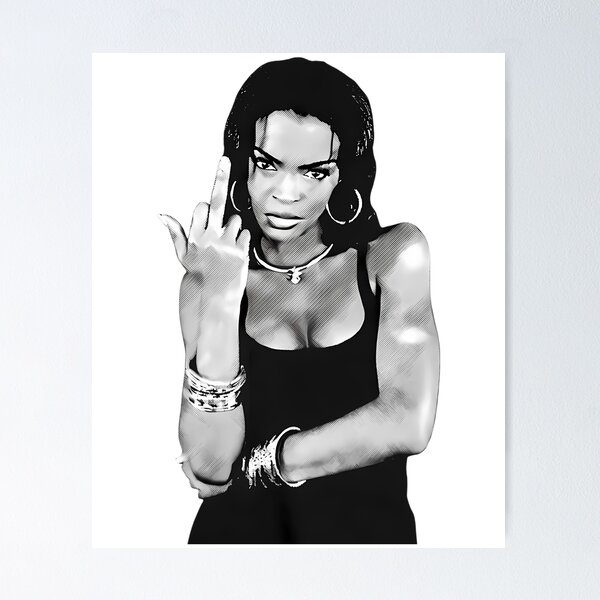 Item preview, Lauryn Hill Middle Finger designed and sold by or-landoolk.