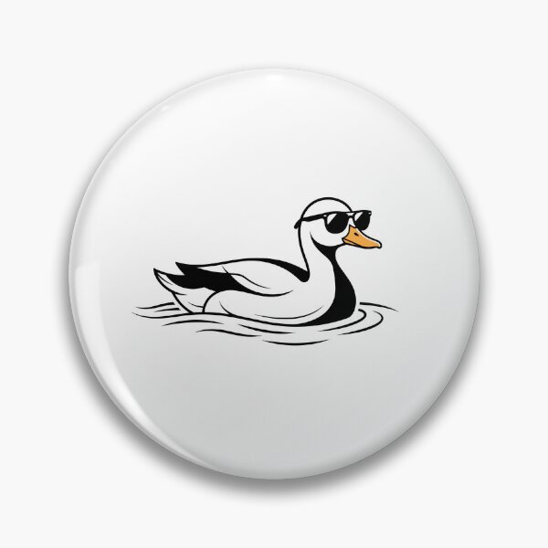 Item preview, Cool Duck with Sunglasses - Minimalist Street Graphic designed and sold by MissoStudio.