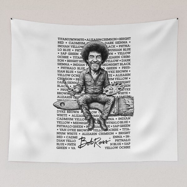 Item preview, Bob Ross Oil Painting Colours Paint Brush designed and sold by GrandeDuc.