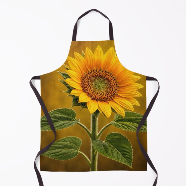 Item preview, Golden Sunflower with Dew Drops and Rich Botanical Detail designed and sold by Wild Bloom Paws.