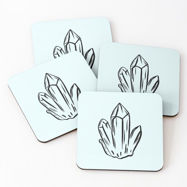 Item preview, Mystical Quartz Crystal Cluster Line Art designed and sold by jianina-alondra.
