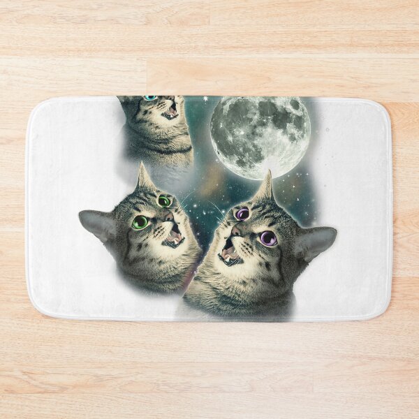 Item preview, Funny Cat Three Cat Moon 3 Wolfs Cute Kitten Graphic For Men Women designed and sold by BrynleeLam.