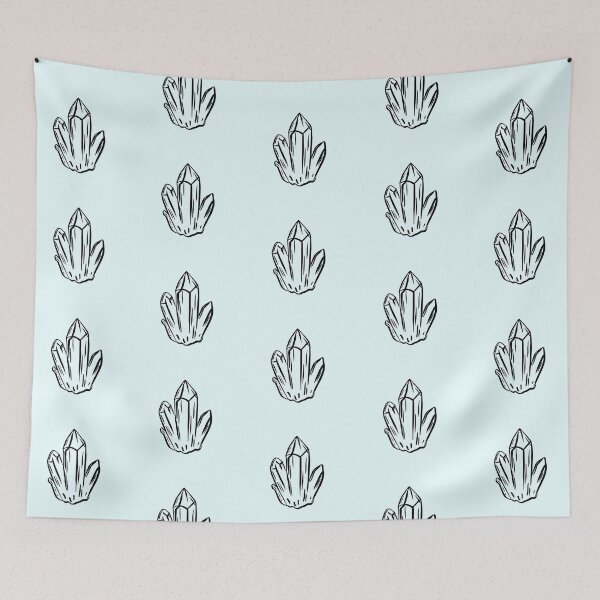 Item preview, Mystical Quartz Crystal Cluster Line Art designed and sold by jianina-alondra.