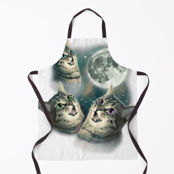 Item preview, Funny Cat Three Cat Moon 3 Wolfs Cute Kitten Graphic For Men Women designed and sold by BrynleeLam.