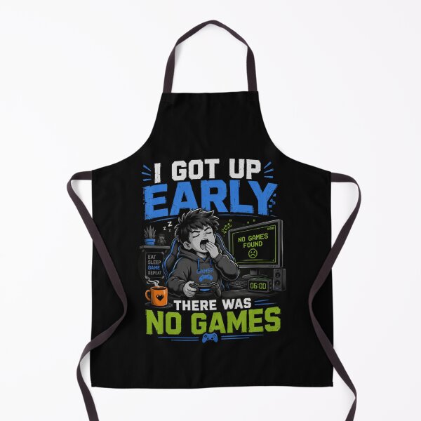 Item preview, I Got Up Early There Was No Games T-Shirt – Funny Gamer Graphic Tee designed and sold by Artimax-Studio.