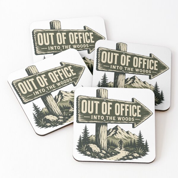Item preview, Out Of Office Into The Woods MTB Design designed and sold by SingleTrackes.