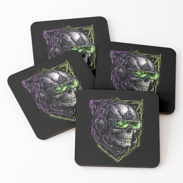 Item preview, Cyberpunk Tactical Skull Gaming Sci-Fi designed and sold by Bhinfy.