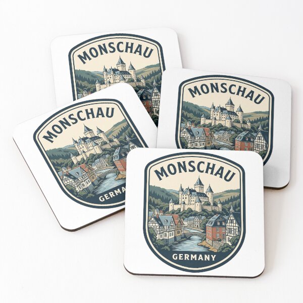 Item preview, Monschau Germany Vintage Travel Castle Town designed and sold by k3rstman1.