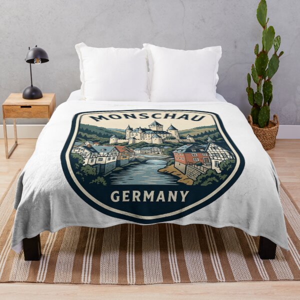 Item preview, Monschau Germany Vintage Travel Castle Town designed and sold by k3rstman1.