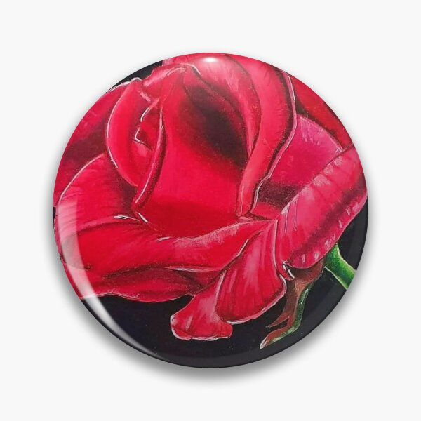 Item preview, Bright red rose designed and sold by Vikkisartwork.