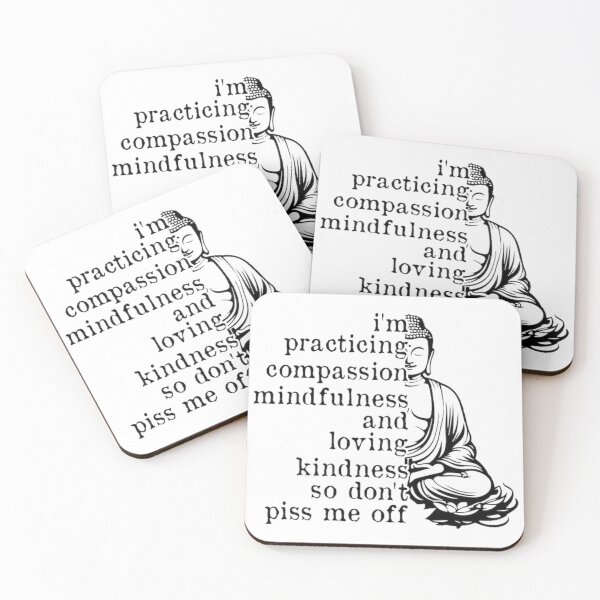 Item preview, Vintage I Am Practicing Compassion Mindfulness And Loving Kindness So Don't Piss Me Off 2026 designed and sold by Nicole-gibson.