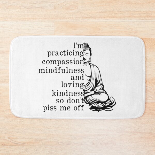 Item preview, Vintage I Am Practicing Compassion Mindfulness And Loving Kindness So Don't Piss Me Off 2026 designed and sold by Nicole-gibson.