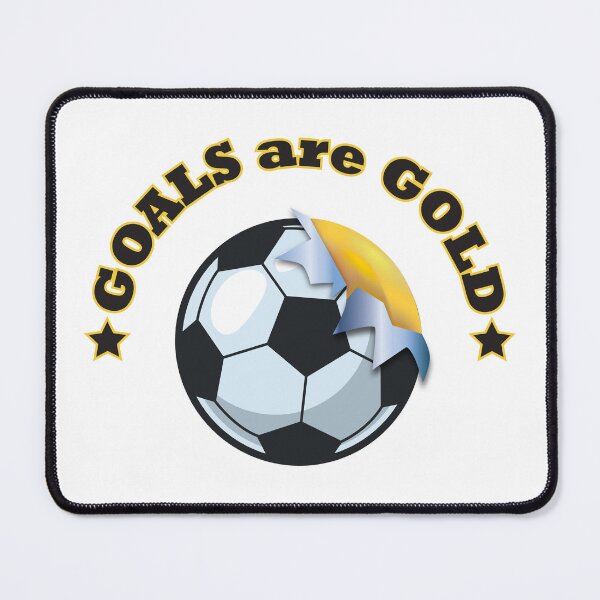 Item preview, Goals Are Gold | Football Motivation Design designed and sold by M-Polis.