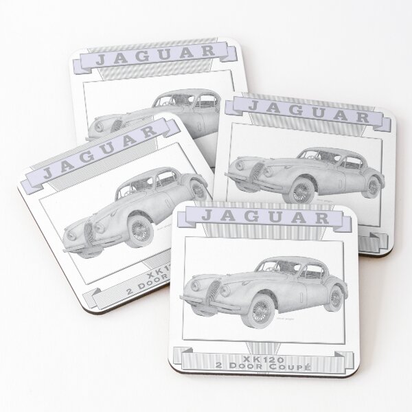 Item preview, Jaguar XK120 2 Door Coupé Hand-drawn designed and sold by Classic Car Art Drawings.