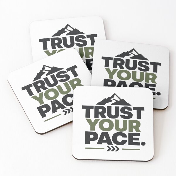 Item preview, Trust Your Pace Motivational Quote Design | Positive Mindset & Self Growth designed and sold by Lovestickerco.