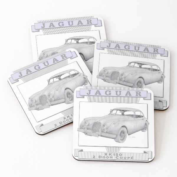 Item preview, Jaguar XK150 2 Door Coupé Hand-drawn designed and sold by Classic Car Art Drawings.