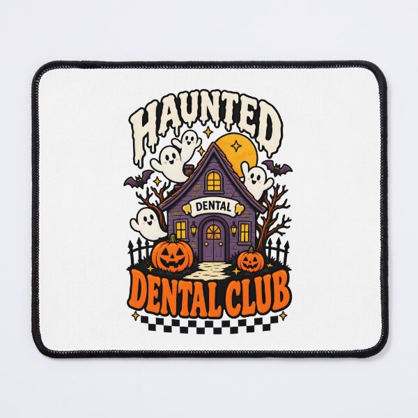 Item preview, Haunted Dental Club - Cute Halloween Dentist Design designed and sold by oumayma mokrane.