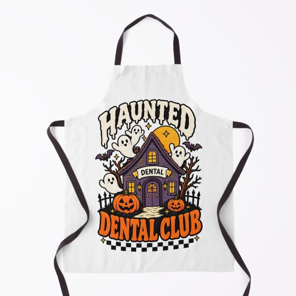Item preview, Haunted Dental Club - Cute Halloween Dentist Design designed and sold by oumayma mokrane.