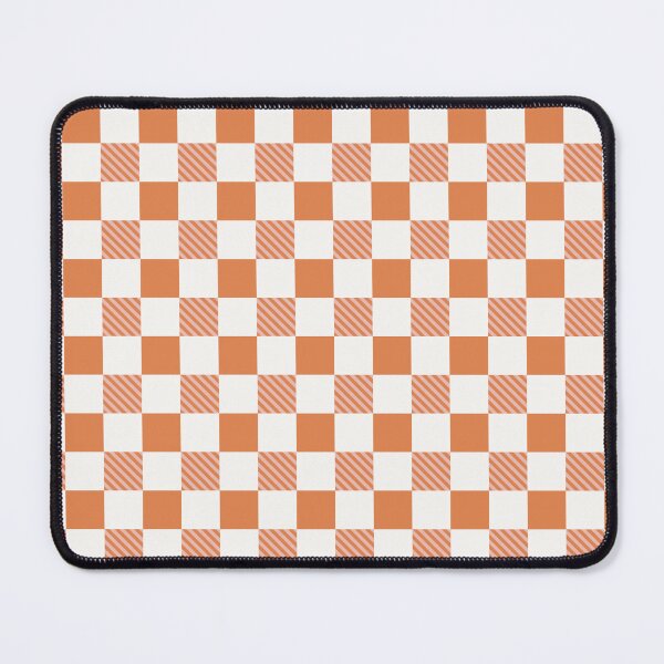 Item preview, Terracotta Orange Gingham Checkerboard Seamless Pattern designed and sold by Angie-Atelier.