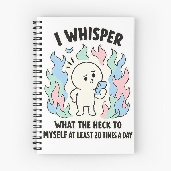 Item preview, What The Heck 20 Times A Day Funny Quote T-Shirt Design designed and sold by KIDEnia.