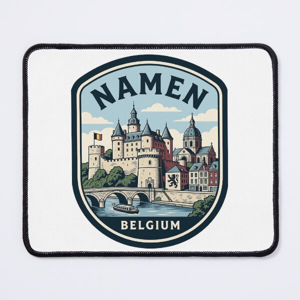 Item preview, Vintage Namur Belgium Travel Badge Namen designed and sold by k3rstman1.