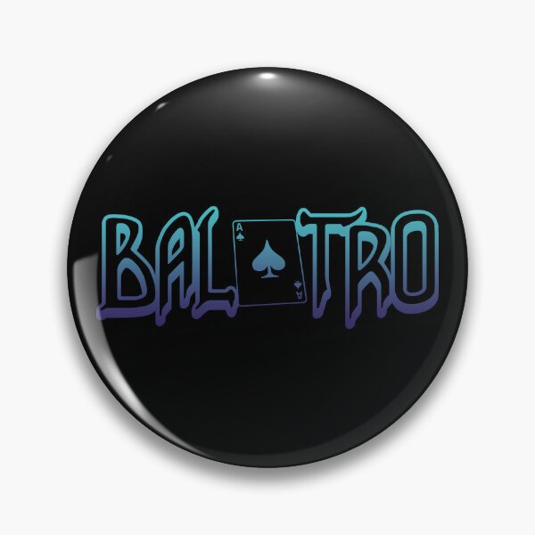 Item preview, Balatro Logo Blue-Green Gradient designed and sold by BubblePopRed.
