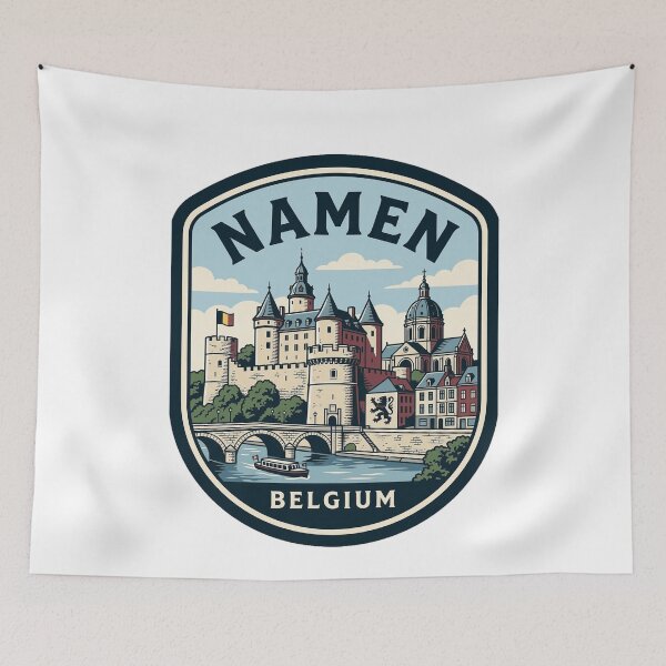 Item preview, Vintage Namur Belgium Travel Badge Namen designed and sold by k3rstman1.