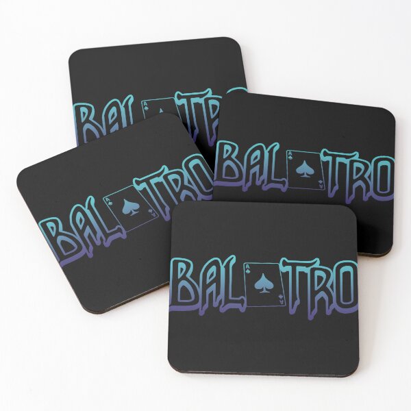 Item preview, Balatro Logo Blue-Green Gradient designed and sold by BubblePopRed.