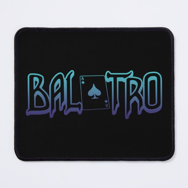 Item preview, Balatro Logo Blue-Green Gradient designed and sold by BubblePopRed.