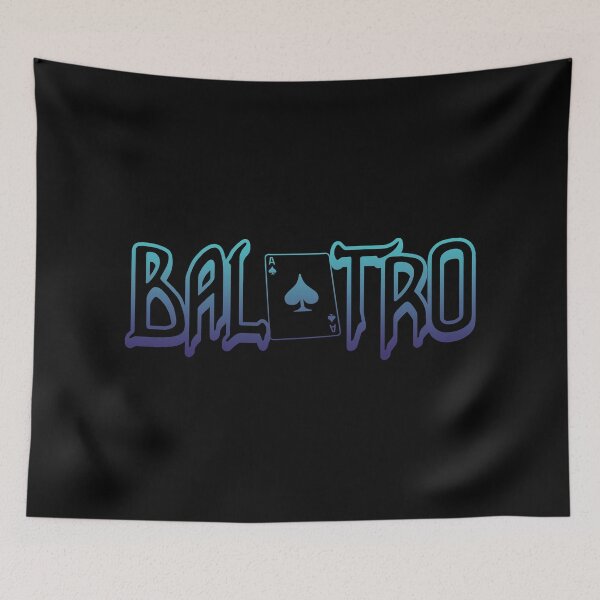 Item preview, Balatro Logo Blue-Green Gradient designed and sold by BubblePopRed.