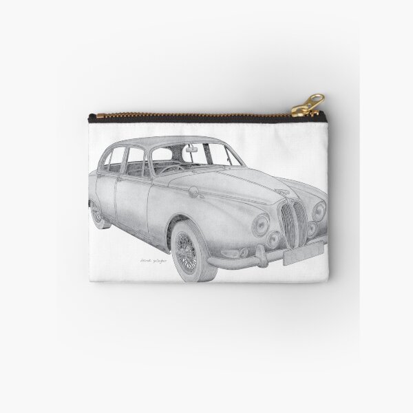 Item preview, Jaguar S Type 4 Door Saloon Hand-drawn designed and sold by Classic Car Art Drawings.