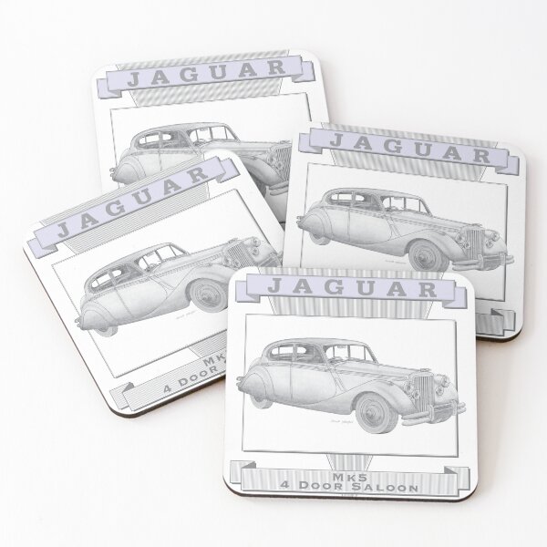Item preview, Jaguar Mk5 4 Door Saloon Hand-drawn designed and sold by Classic Car Art Drawings.