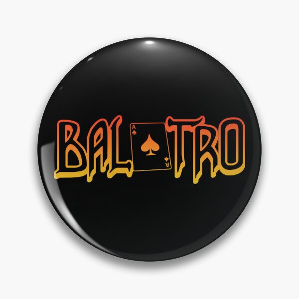 Item preview, Balatro Logo Fire Gradient designed and sold by BubblePopRed.