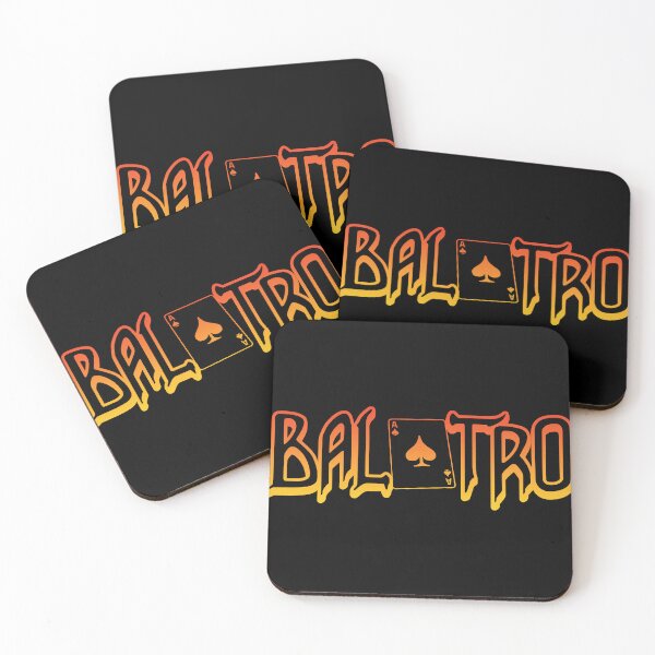 Item preview, Balatro Logo Fire Gradient designed and sold by BubblePopRed.
