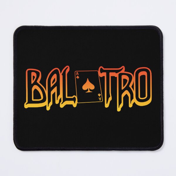 Item preview, Balatro Logo Fire Gradient designed and sold by BubblePopRed.